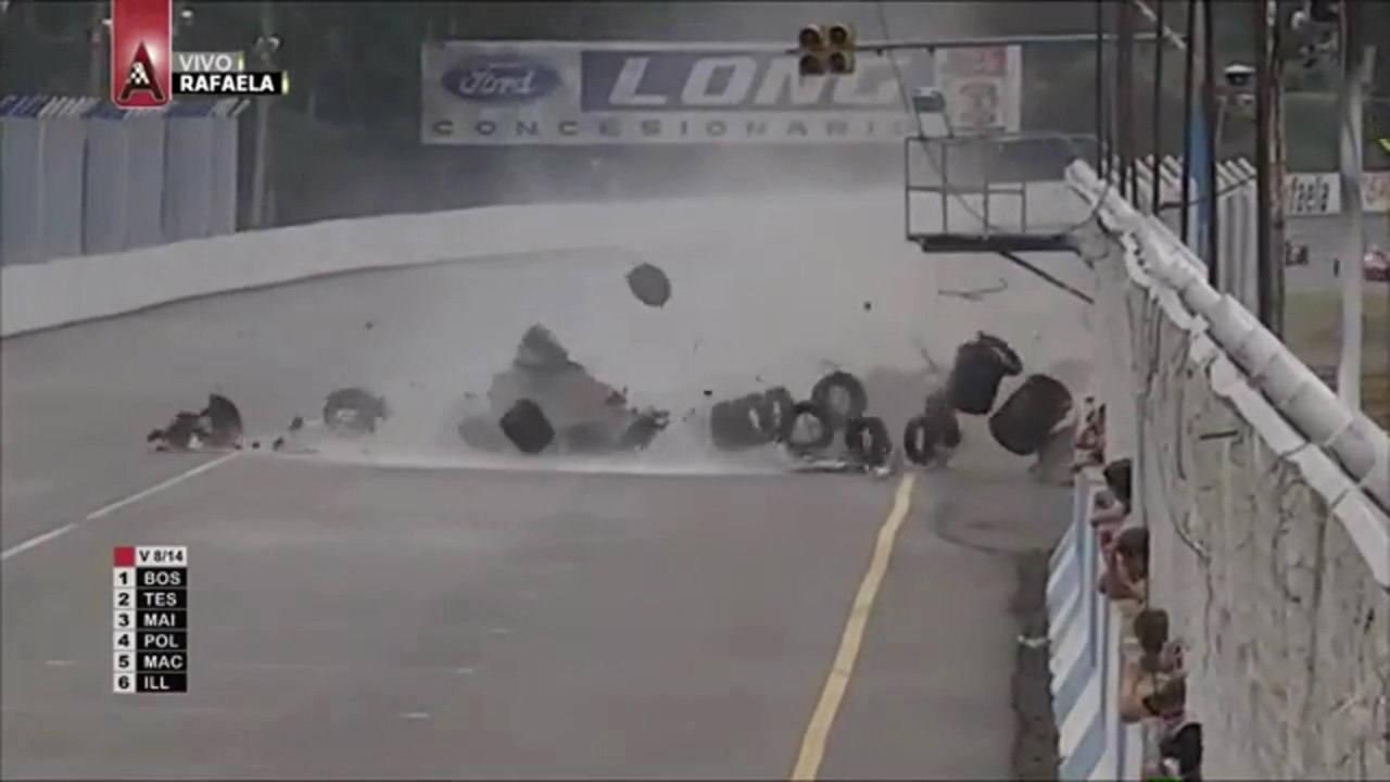 Mari and Ricciotti Horrific Crash 2018 Formula 3 Santafesina Rafaela Final 2