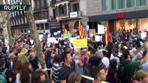 La comunidad musulmana de Barcelona se manifiesta contra al terrorismo