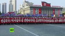 Corea del Norte: Multitudinaria manifestación contra las sanciones de Naciones Unidas
