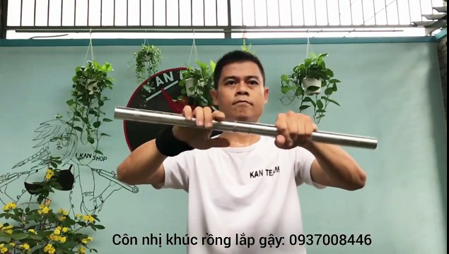[Nunchaku - SLOW MOTION #5] Côn nhị khúc inox rồng lắp gậy. #Kanshop. #Nunchaku. Kanclub