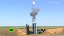 Lanzamisiles rusos S-300 efectúan lanzamientos en competición anual