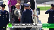 Abren investigación contra Trump por posible obstrucción a la Justicia