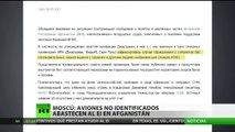 Moscú: Aviones no identificados abastecen al Estado Islámico en Afganistán