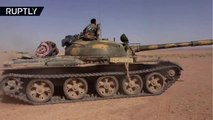 Las tropas del gobierno sirio avanzan posiciones en los alrededores de Homs