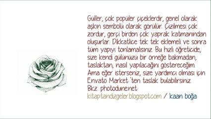 14 Şubat / Gül Nasıl Çizilir? (Türkçe Ders, Turkish Lesson)