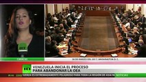 Venezuela se retira de la Organización de Estados Americanos