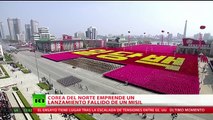 Lanzamiento fallido de un misil de Corea del Norte