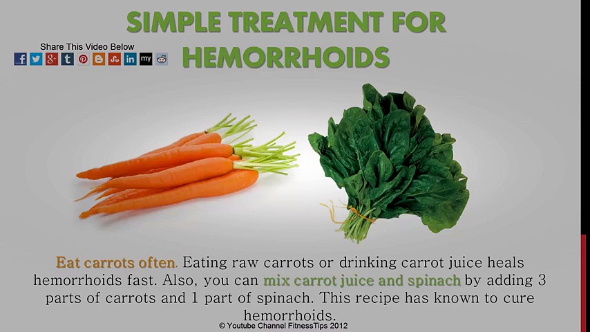 Hemorrhoids Home Treatment – Relief Recipes | Hemorrhoid Treatment