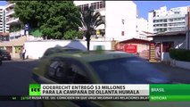 Odebrecht entregó 3 millones de dólares al expresidente peruano Ollanta Humala para su campaña