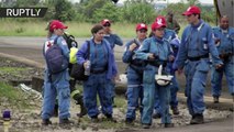 Helicópteros del Ejército colombiano ayudan en Mocoa en las labores de rescate