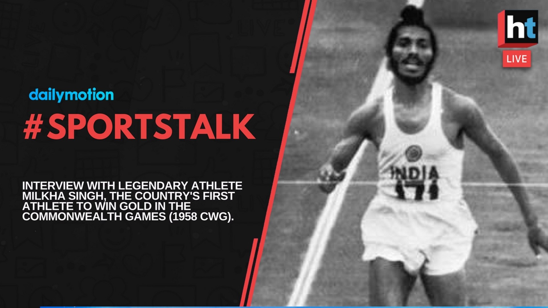 SPORTS TALK: Milkha Singh in converstaion with Saurabh Duggal from  Hindustan Times. - video Dailymotion