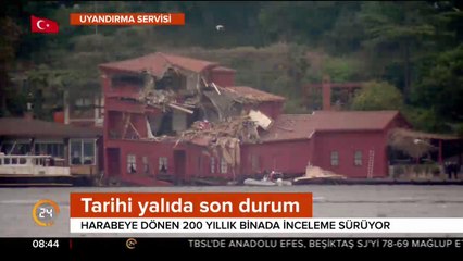 Geminin çarptığı yalı için Anıtlar Kurulu'ndan izin bekleniyor