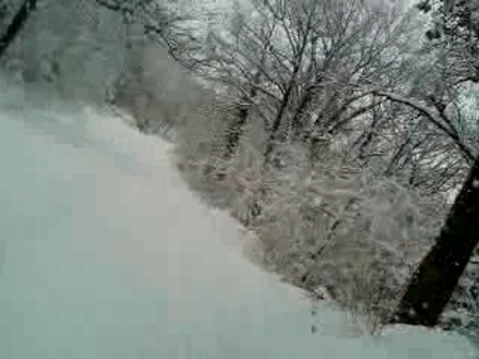 a la neige