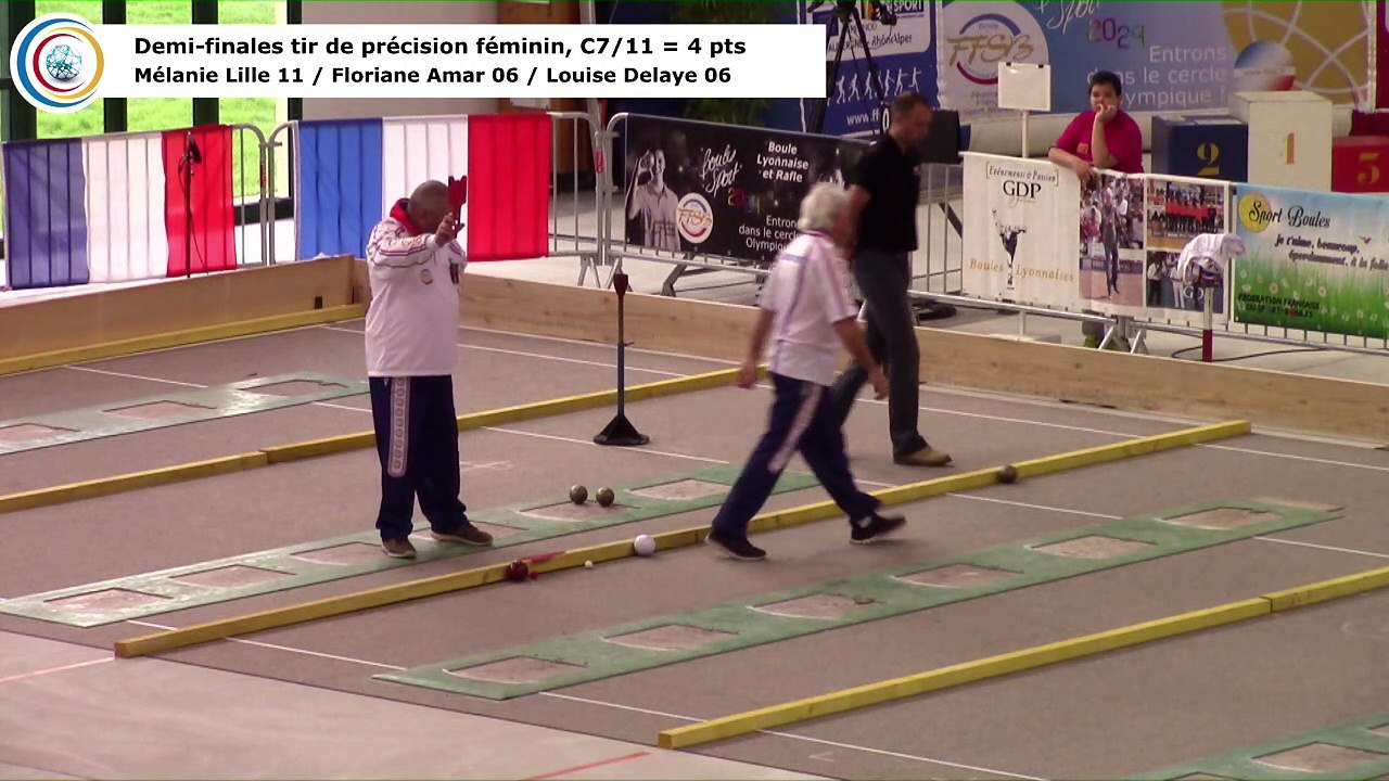 Demi-finales du tir de précision féminin, France Tirs, Coulommiers 2018