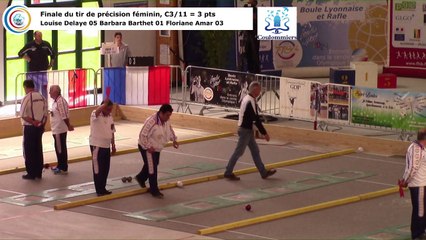 Finale du tir de précision féminin, France Tirs, Coulommiers 2018