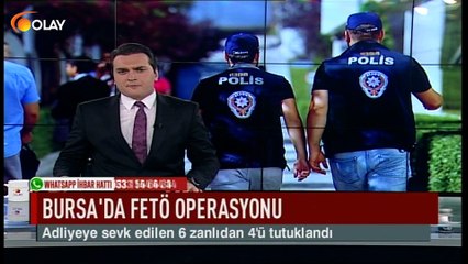 Bursa'da fetö operasyonu