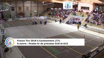 Finale tir progressif féminin, épreuve d'appui pour l'argent féminin, France Tirs, Coulommiers 2018