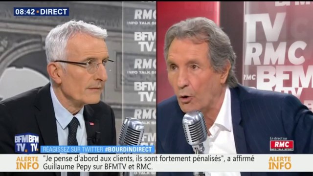 La grève à la SNCF coûte 20 millions d'euros par jour lorsqu'il y a très peu de trains , explique Guillaume Pepy