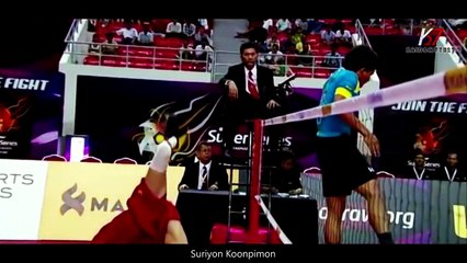 Sepak Takraw ● 15 Crazy Skills in Sepaktakraw | HD