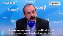 Grève SNCF: pour Philippe Martinez, «personne ne veut d’un conflit dur, mais…»