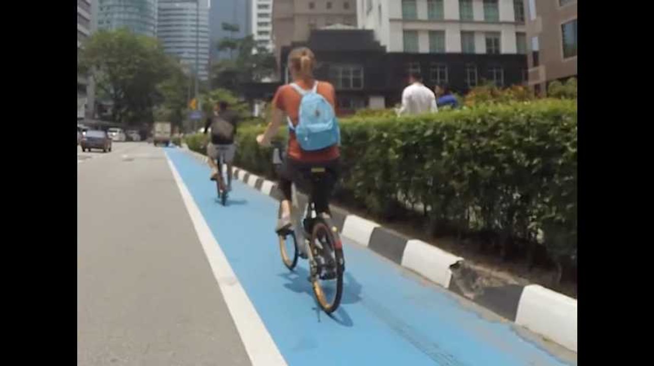 BLOG - On a rencontré l'artiste qui a créé une carte astucieuse des pistes cyclables de Kuala Lumpur