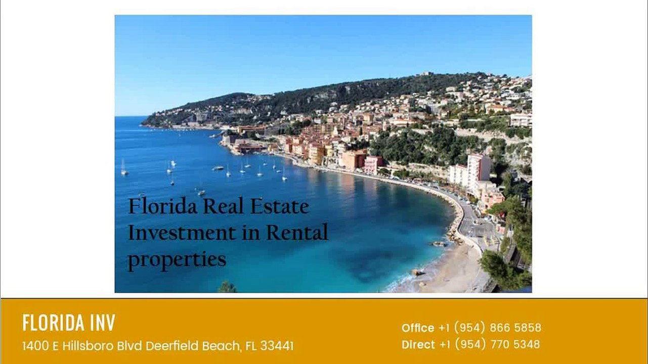 Florida Real Estate Investment in Rental properties