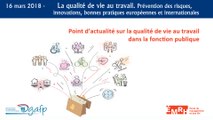 Point d’actualité sur la qualité de vie au travail dans la fonction publique