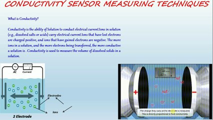 What is conductivity and techniques used for measuring