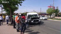 Şanlıurfa'da minibüs ile otobüs çarpıştı 6 yaralı