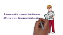 Learn from the experts with the water damage restoration steps