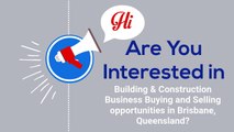 Building & Construction Related Business For Sale In Brisbane