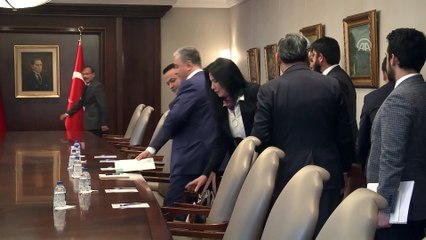 Başbakan Yardımcısı Çavuşoğlu Özbek heyeti kabul etti - ANKARA
