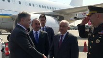 Ukrayna Cumhurbaşkanı Petro Poroşenko İstanbul’da - Çavuşoğlu-Poroşenko görüşmesi - İSTANBUL