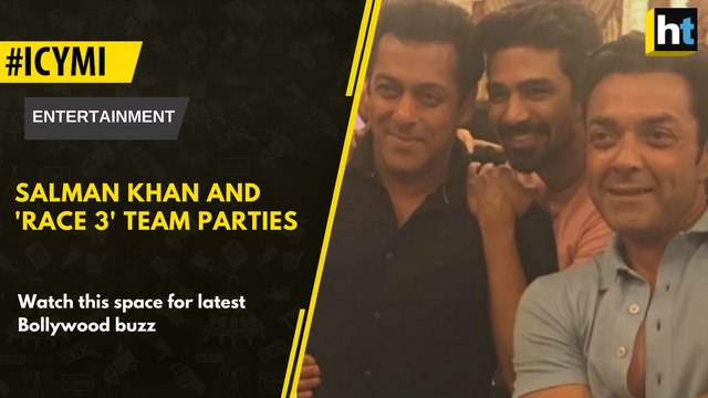 #ICYMI: Salman Khan and 'Race 3' Team Parties