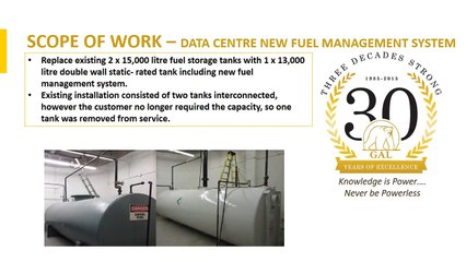 GAL Power – A Case Study of Data Centre’s New Fuel Management System
