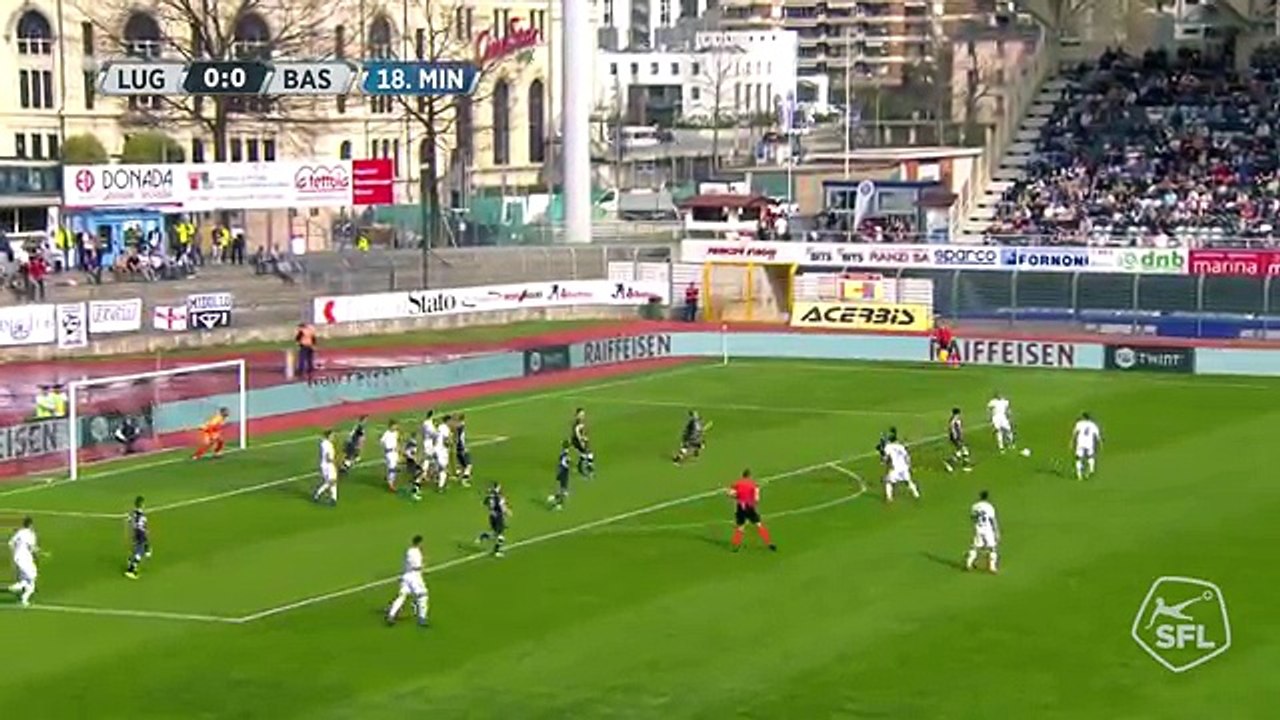 Lugano 0:1 Basel (Switzerland. Super League. 8 April 2018)
