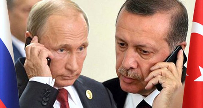 Cumhurbaşkanı Recep Tayyip Erdoğan, Rusya Federasyonu Başkanı Vladimir Putin Telefonda Görüştü.