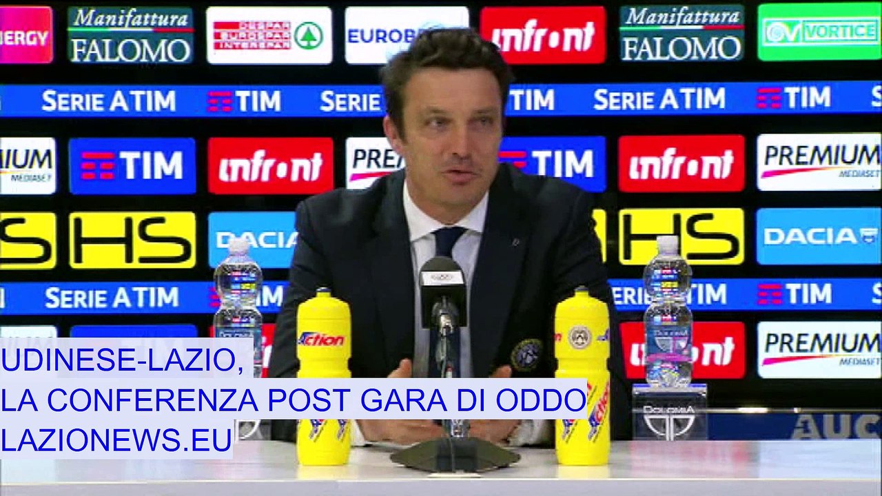 UDINESE-LAZIO, la conferenza stampa post gara di ODDO