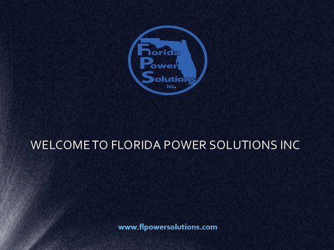 Generators for Residential Used provide by Florida Power Solution Inc