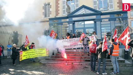 300 personnes à la manifestation des cheminots