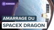 ISS : Amarrage du SpaceX dragon en Time-lapse