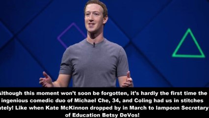 SNL Weekend Update   Mark Zuckerberg Dabs  ‘He’s Rich, You’re Not and He Isn’t Giving Back Data’