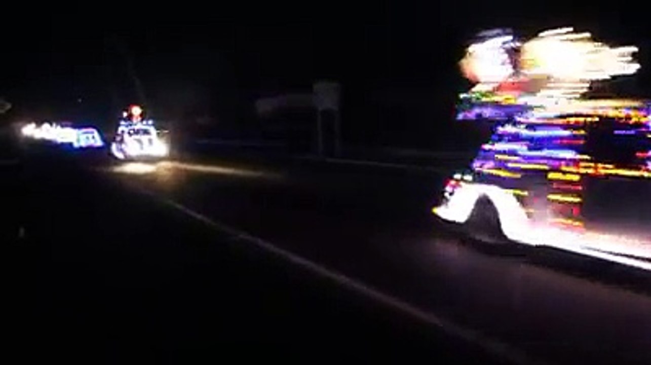 Cortège de Coccinelles décorées à l'occasion de Noël