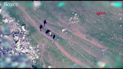 PKK’lı teröristler katırlarla silah kaçırıyor