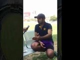 Why Sarfraz Ahmed left the players to scold?