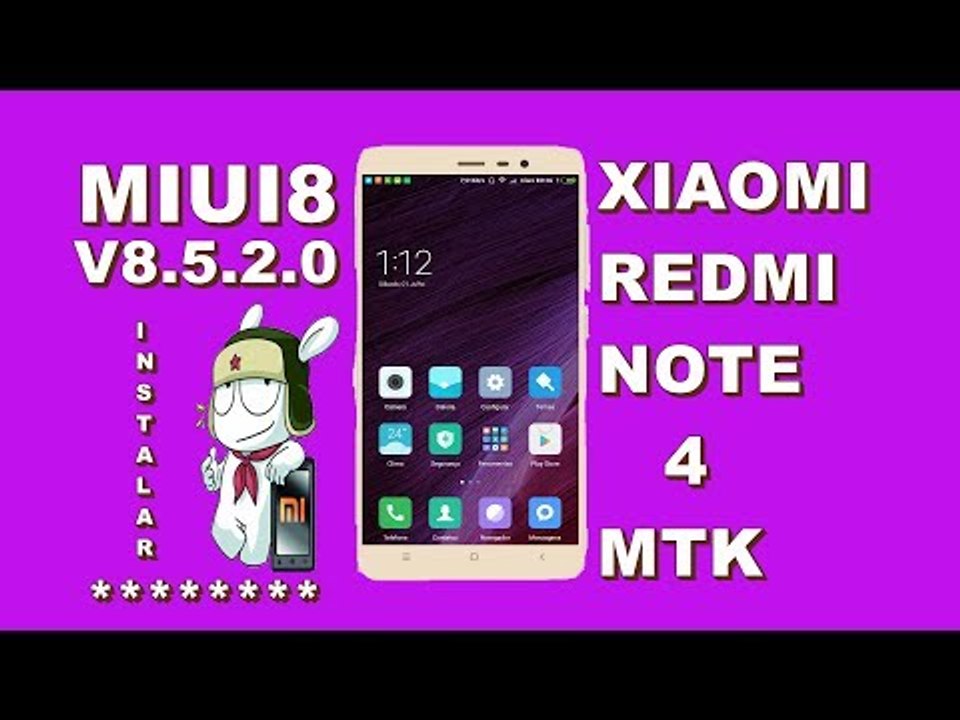 Como Instalar miui8 européia v8.5.2.0 - xiaomi redmi note 4 mtk