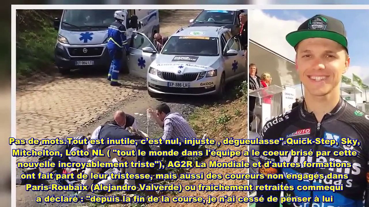 Michael Goolaerts dead - Paris-Roubaix 2018 (Accident Michael Goolaerts)