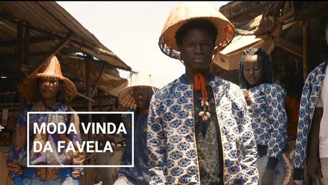 Ele quer mostrar ao mundo que a moda também pode vir da favela