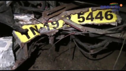 விபத்தில் வழக்கறிஞர் பலி- வீடியோ