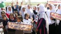 Filistinli çocuklar, Martin Luther King'i andı - GAZZE
